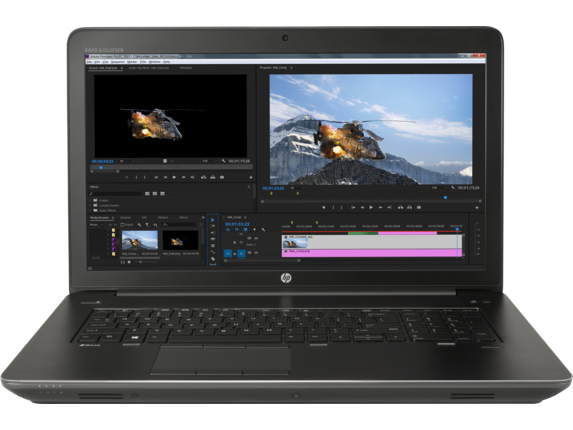 high-end video editing laptop HP