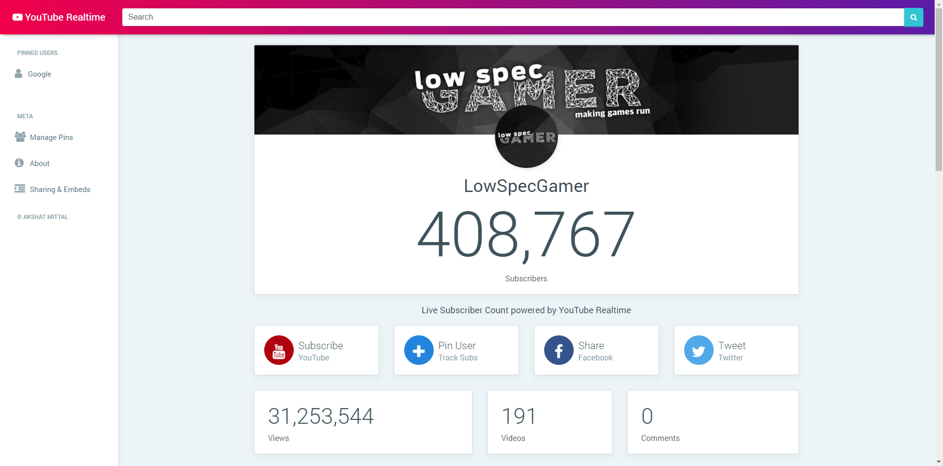 Livecounts on X: Update: The Instagram live count has been