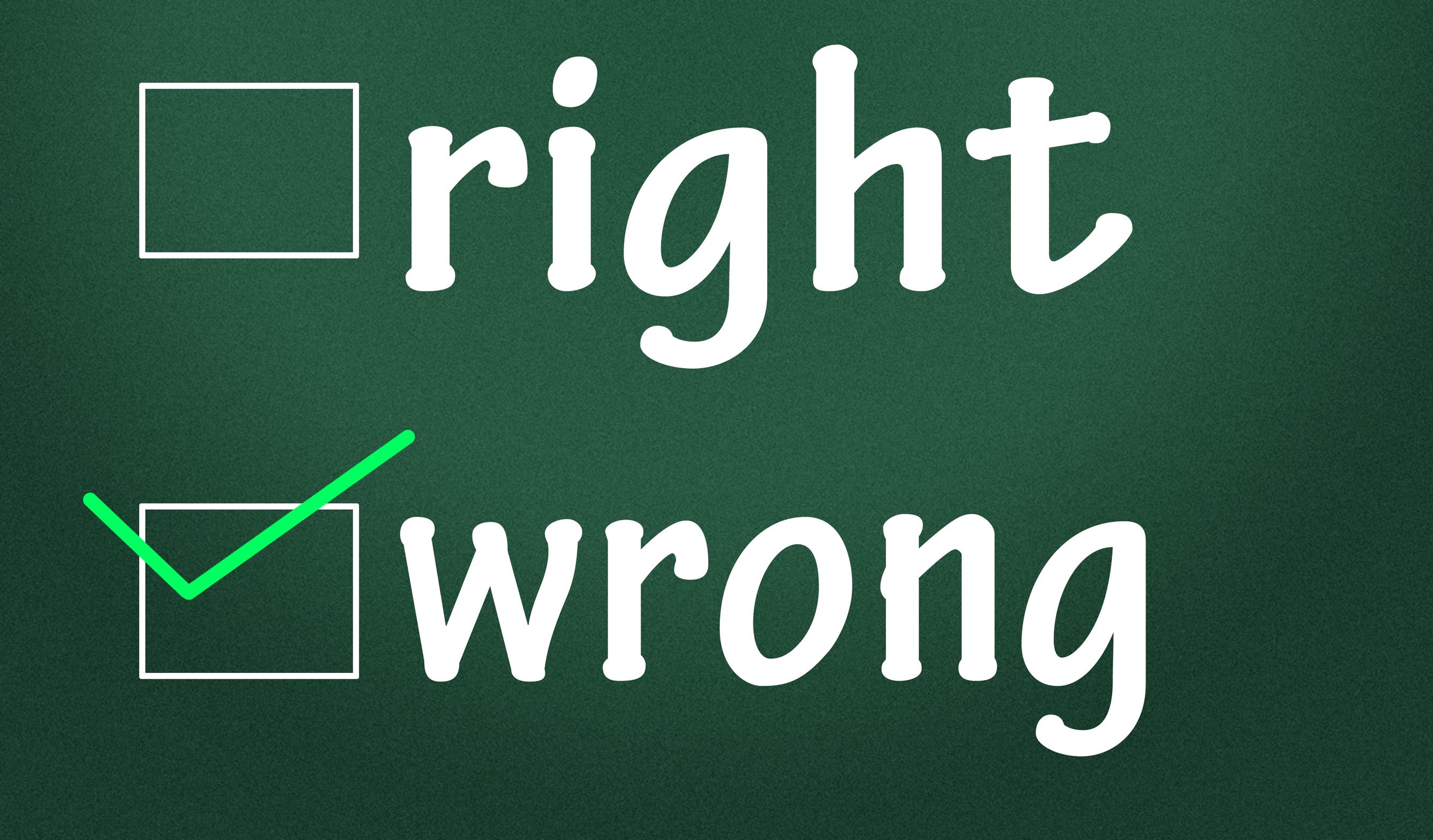 sign showing something is wrong