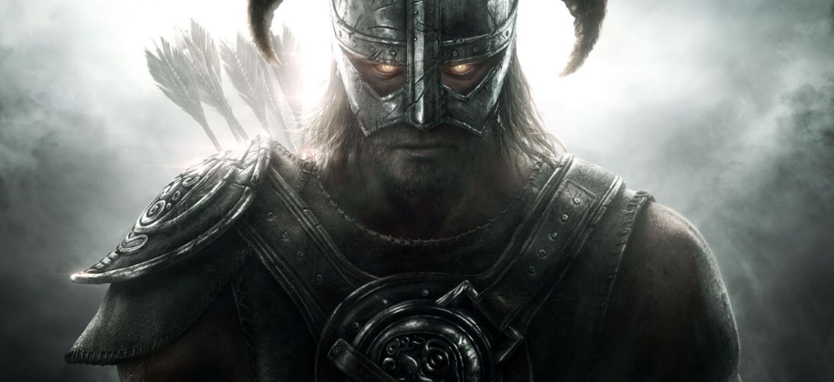 portrait of a strong man wearing a viking-like armor,